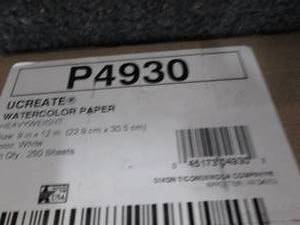 UCreate Watercolor Paper, White, Bu...
