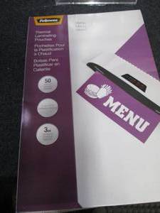 Pack of 50 Fellowes 11.5x17.5 Lamin...