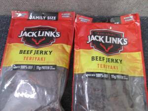 2- 10 oz pks Jack Links Teriyaki Be...