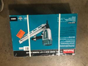 lot 14 image: Makita Pneumatic 3-12 in. 21° Full Round Head Framing Nailer Customer Returns See Pictures