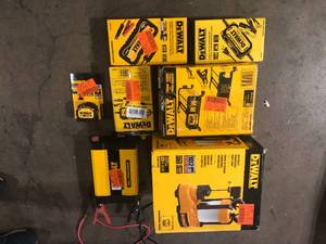 lot 44 image: Lot of Assorted Dewalt Power Tools and Hardware Various Models and Conditions Customer Returns See Pictures