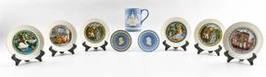 lot 75 image: Group of Eight Wedgwood Dishes