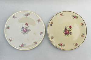lot 234 image: Seven-Piece Floral Dinner Set by Priscilla Ovenware