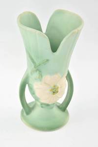 lot 152 image: Antique Weller Arts & Crafts Floral Vase