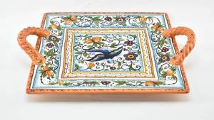 lot 224 image: Large Vintage Dario Farrucci Handcrafted Platter