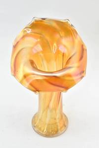 lot 319 image: Favrile-Style Jack in the Pulpit Vase