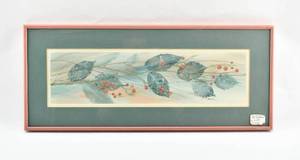 lot 332 image: Lynn Grayson Framed Floral Print