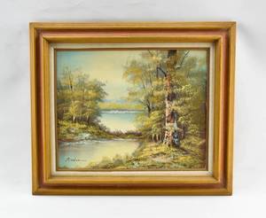 lot 300 image: Million Landscape Painting on Canvas