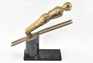 lot 175 image: Ski Jumper Sculpture