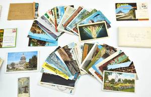lot 341 image: Collection of Vintage Postcards and Travel Photos
