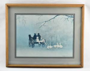 lot 376 image: Steve Polomchak Signed Lithograph Print
