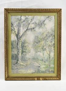 lot 371 image: Oil on Canvas of Impressionist Landscape by Karla