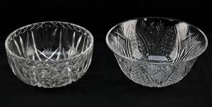 lot 266 image: Two Serving Bowls, 1 Waterford