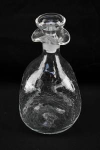 lot 247 image: Hand-Blown Glass Decanter with Stopper