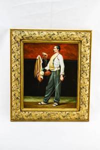 lot 27 image: Framed Giclee Print of The Fencer by Gari Melchers