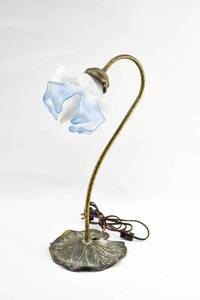 lot 351 image: Whimsical Lilypad Lamp by Loevsky and Loevsky
