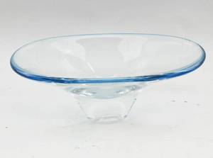 lot 56 image: Evolution by Waterford Caspian Sea Crystal Bowl
