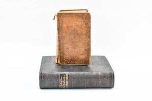 lot 134 image: Two Antique Religious Books in Swedish and German