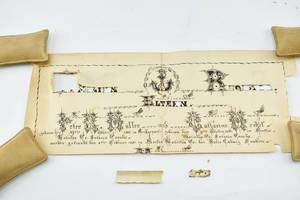 lot 57 image: 19th Century German Scroll