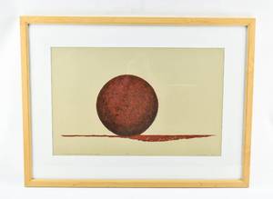lot 307 image: Tad Savinar Concept for a Memorial to Time Spent Alone Screenprint