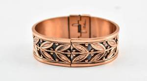 lot 106 image: Vintage Renoir Copper Toned or Plated Clamp Bracelet