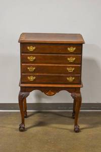 lot 183 image: Vintage Wooden Silver Chest
