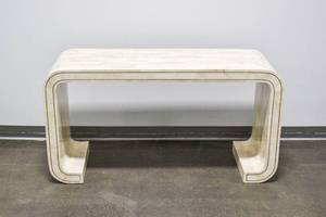 lot 195 image: Mid-Century Modern Tessellated Console Table by Maitland Smith