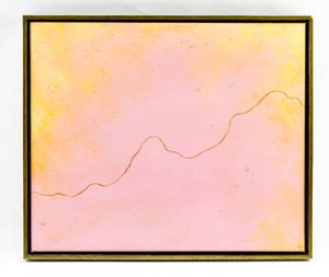 lot 120 image: Original Strawberry Lemonade Painting by Nicole Petersen
