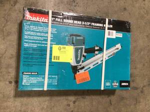 lot 4 image: Makita Pneumatic 3-12 in. 21° Full Round Head Framing Nailer  Customer Returns See Pictures