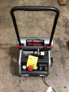 lot 6 image: Husky Silent Air Compressor  Customer Returns See Pictures
