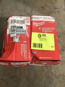 lot 37 image: Lot of 2 Milwaukee WetDry Vacuum Hepa Filter (2-Pack) Customer Returns See Pictures