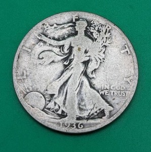 1936 Walking Liberty Silver Half Dollar