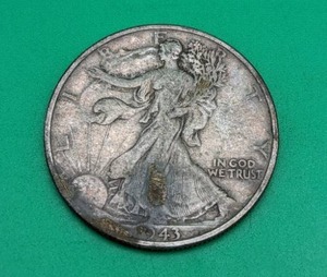 1943 Walking Liberty Silver Half Dollar