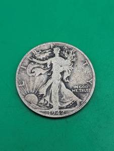 1942 Walking Liberty Silver Half Dollar