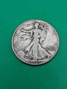 1942 Walking Liberty Silver Half Dollar
