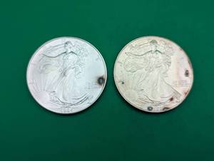 1994 And 1996 American Eagle Silver Dollars
