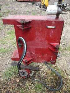 lot 16 image: Hydraulic tank and pump attachment...