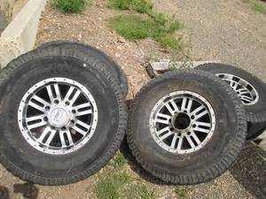 lot 41 image: Full set of 4 rims to put on a heav...