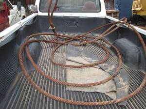 lot 43 image: 50-60ft of heavy duty 1-14 steel ...