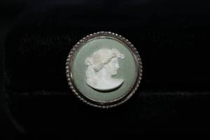 lot 24 image: Wedgewood China & Sterling Silver Earrings