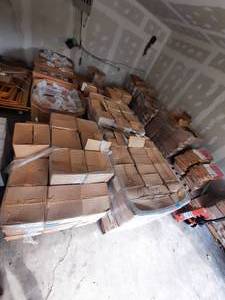 lot 37 image: 7 Pallets of Paper Kraft Bags and Plastic Bags