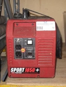 lot 17 image: Coleman Powermate Sport 1850 Generator