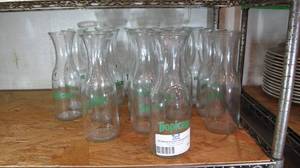 lot 115 image: 19 Glass Carafes