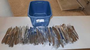 lot 109 image: Stainless Steel Flatware-Knives