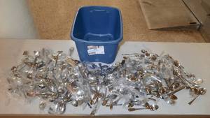 lot 107 image: Stainless Steel Flatware-Spoons
