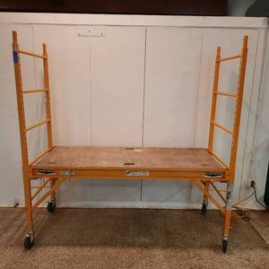 lot 23F image: IMS 6 Steel Rolling Utility Scaffold