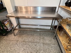 lot 91 image: NSF Stainless Work Table
