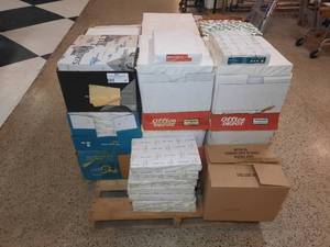 lot 46 image: Pallet of 8 x 14 Copy Paper