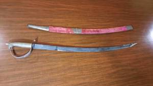 lot 171 image: Sword with Scabbard