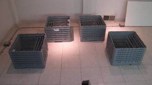 lot 64 image: 4 Cambro Dish Rack